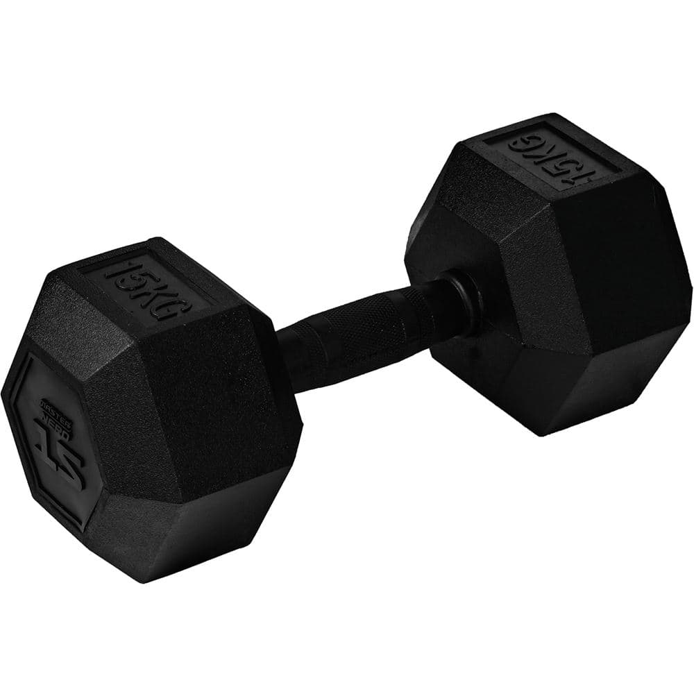 Master Fitness Nero Hex -käsipaino, 15 kg