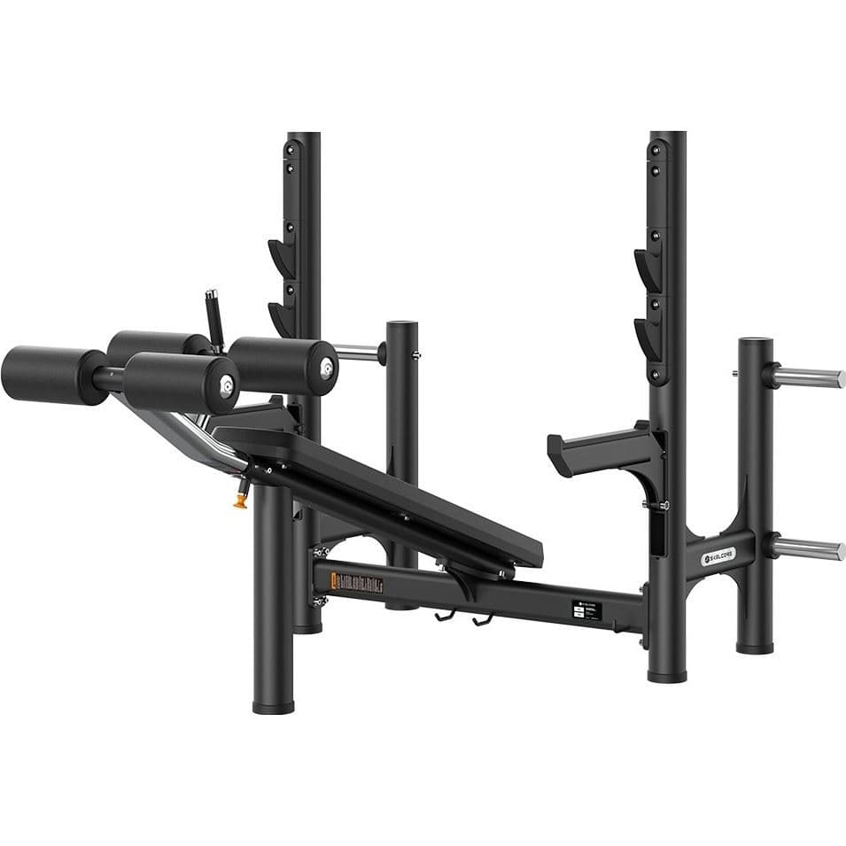 Skelcore Decline Olympic Bench With Safety Bar