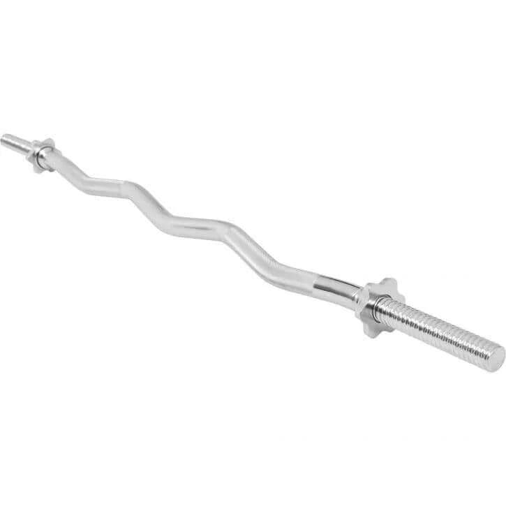 Gorilla Sports Curl bar 120 cm Tähtilukko - 30 mm