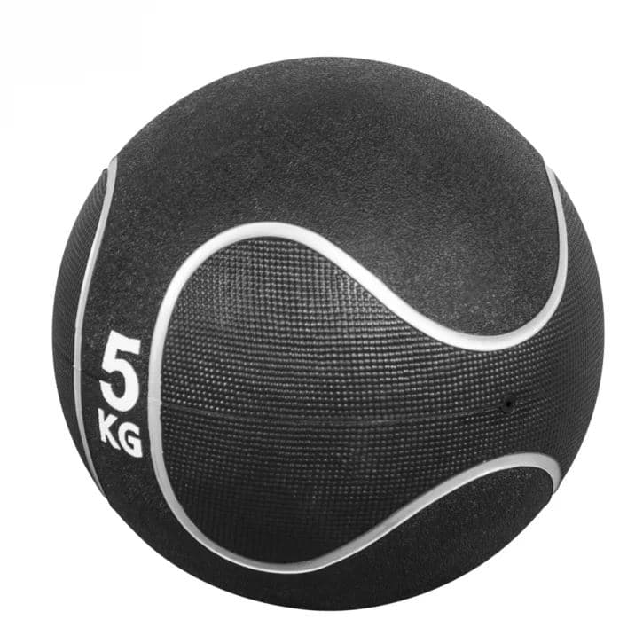 Gorilla Sports Lääkepallo musta/hopea