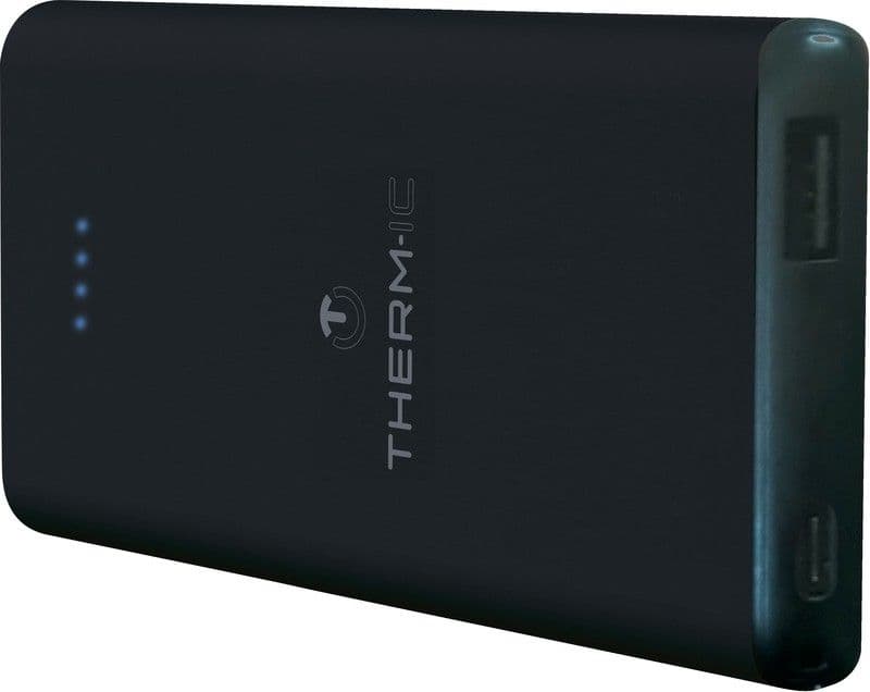 Thermic Slim Universal Powerbank virtapankki, 10 000 mAh, musta