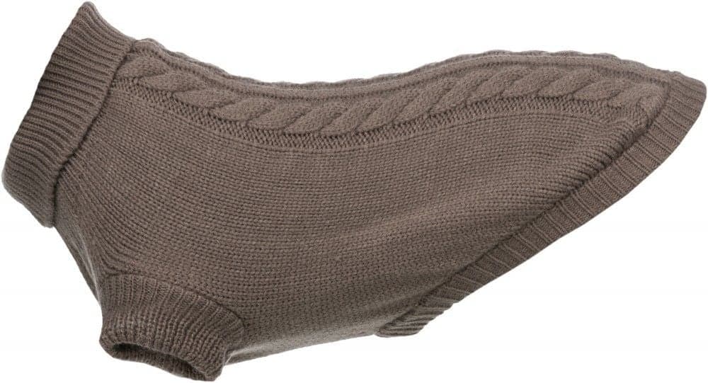 Trixie Kenton Pullover koiran villapaita, 55-60 cm, harmaanruskea