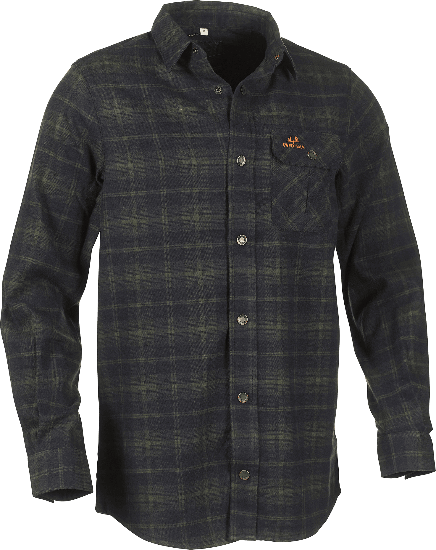 Swedteam Crest Shirt vuorillinen paita, Metsänvihreä