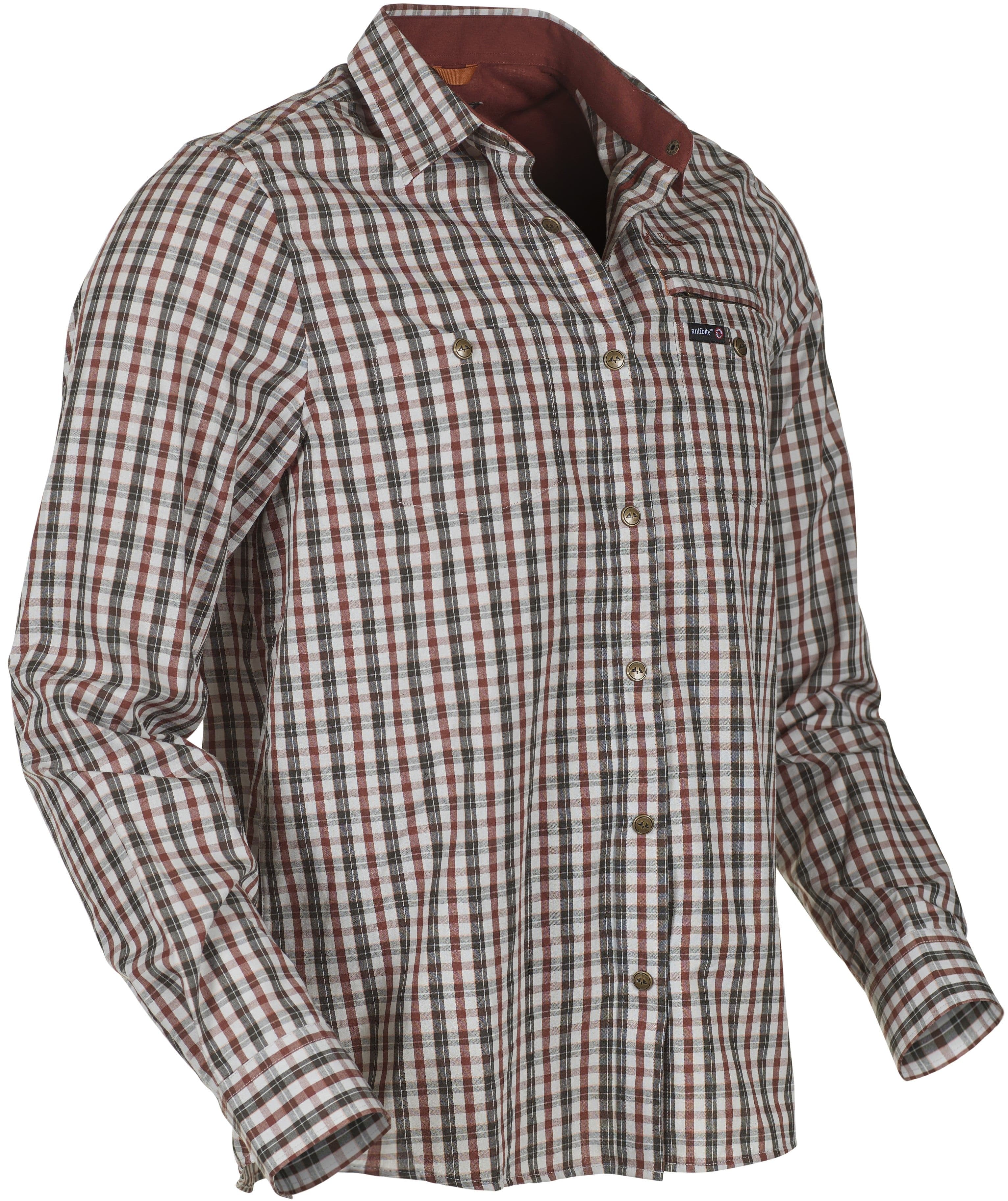 Swedteam Lynx Antibite Shirt naisten kauluspaita, Tumma oranssi (Dark Orange)