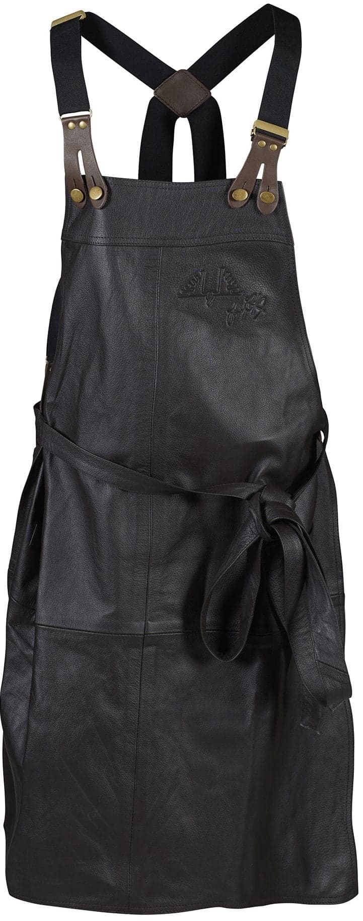 Swedteam Bull Stening Edition nahkainen esiliina, Apron Ruskea