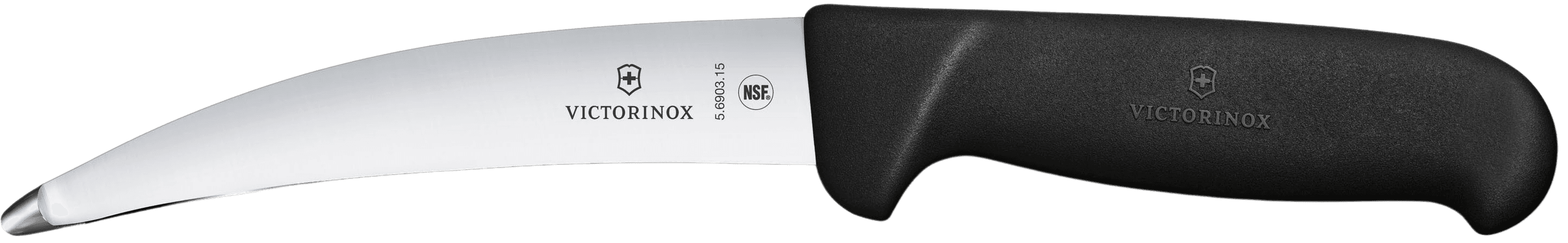 Victorinox nylkyveitsi, 15 cm, musta (Fibrox)