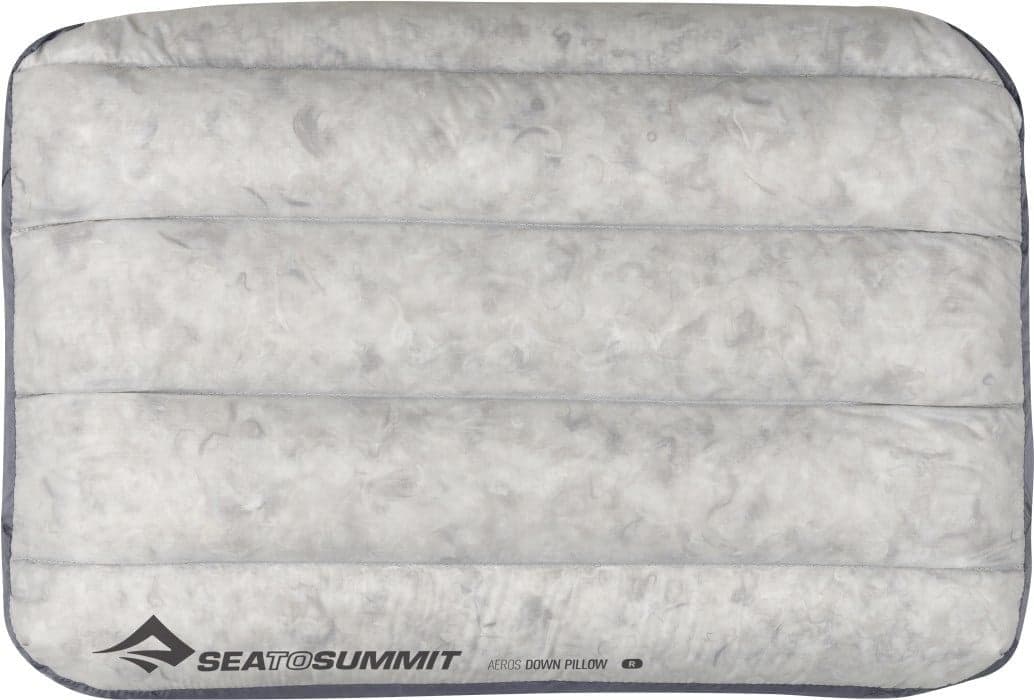 Sea to Summit Pillow Aeros Down täytettävä untuvatyyny, Regular, harmaa