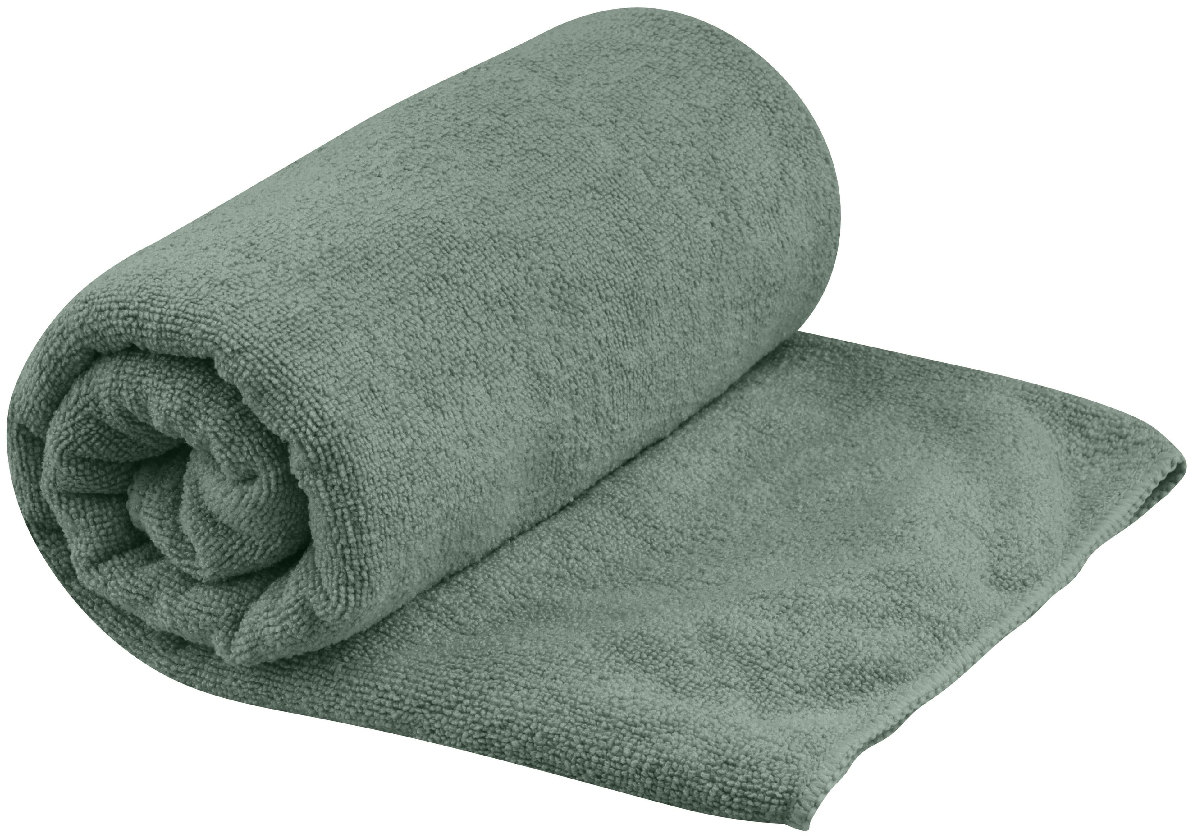 Sea to Summit Towel Tektowel Medium froteepyyhe, 100 x 50 cm, harmaavihreä