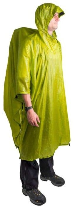 Sea to Summit Tarp Poncho 15D Ultra-Sil Nano 145X265 cm Limenvihreä