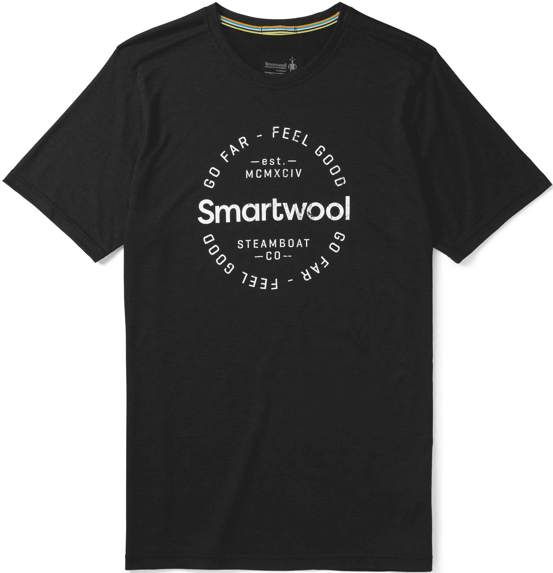 Smartwool MS150 Go Far Feel Good Tee t-paita, musta