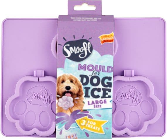 Smoofl Dog Ice Form muotit koiran jäätelölle, L