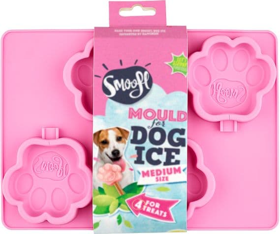 Smoofl Dog Ice Form muotit koiran jäätelölle, M