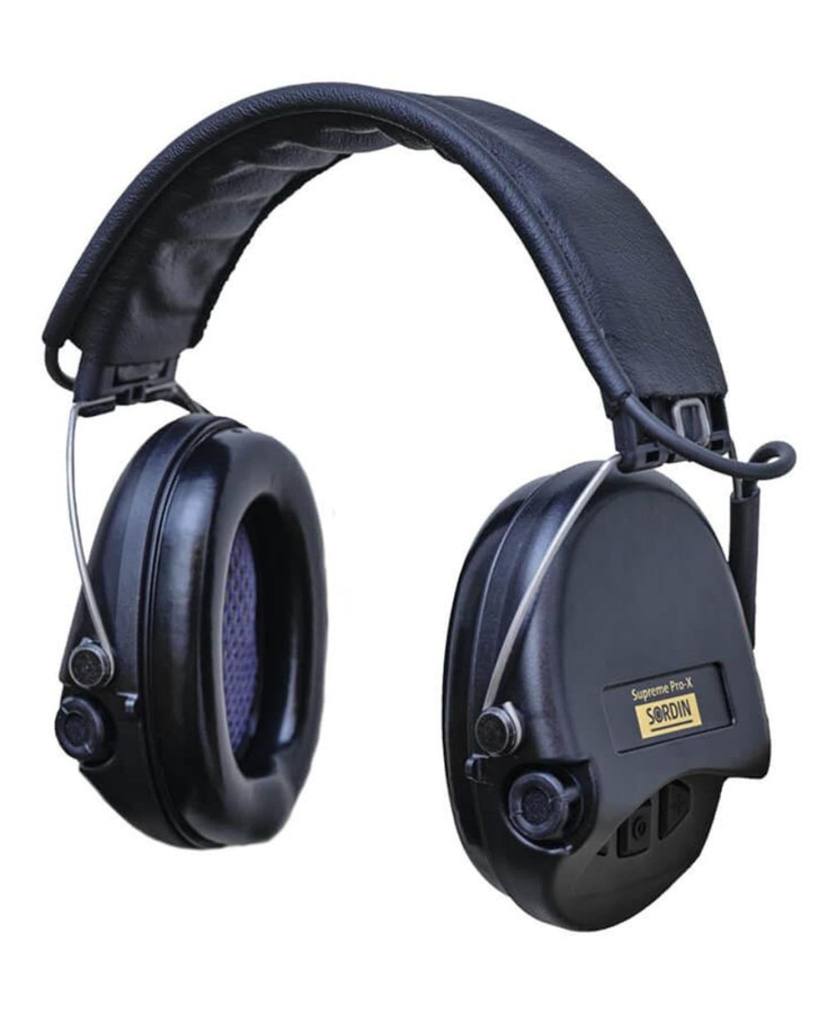 Sordin Pro X Black Leather