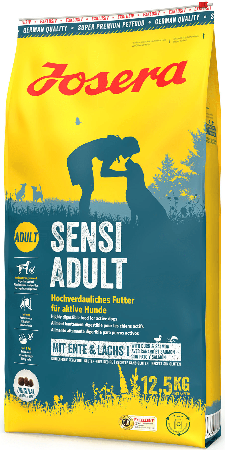 Josera SensiAdult koiran kuivaruoka, 12,5 kg