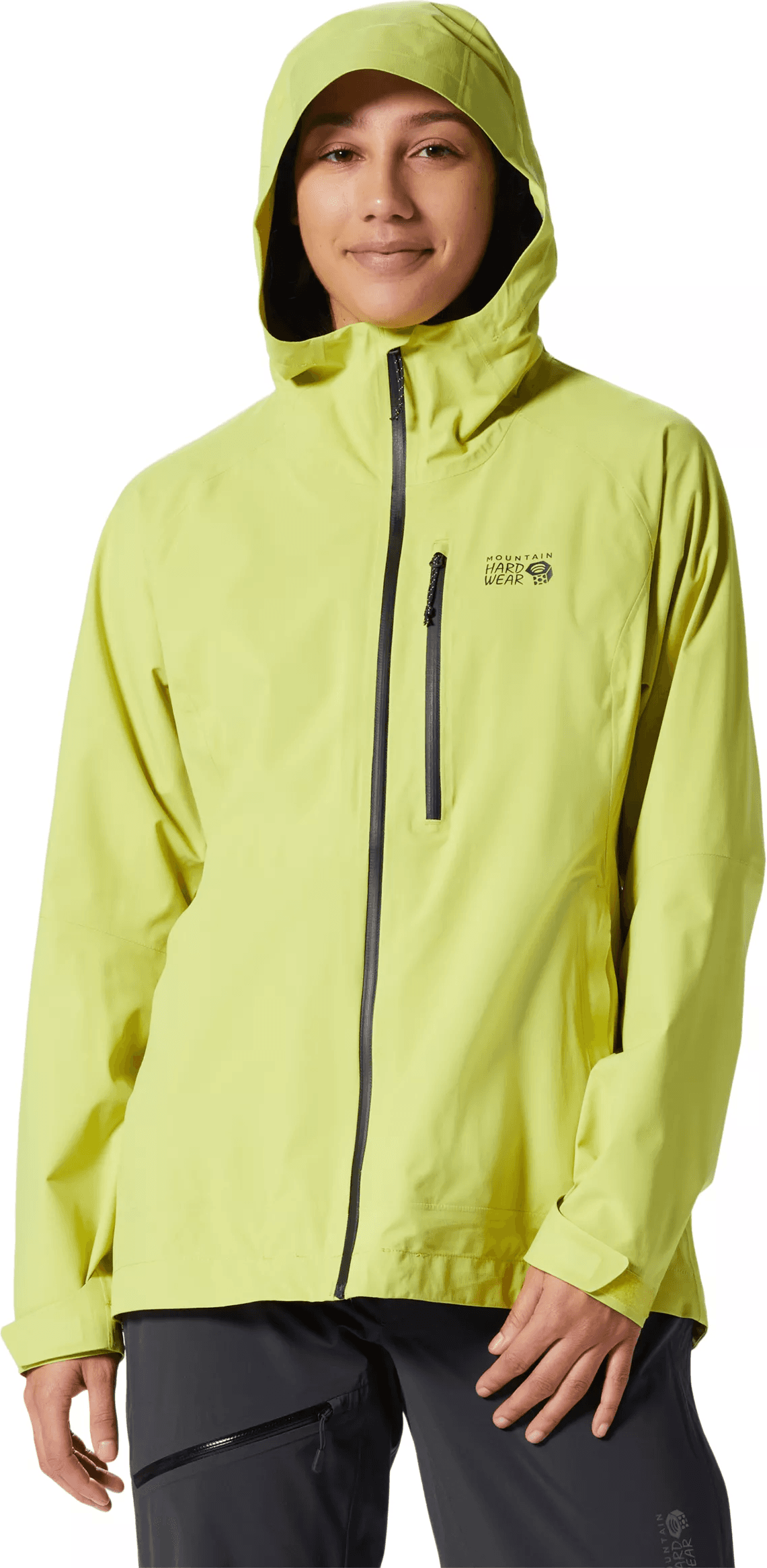 Mountain Hardwear Stretch Ozonic naisten ulkoilutakki, vaaleankeltainen
