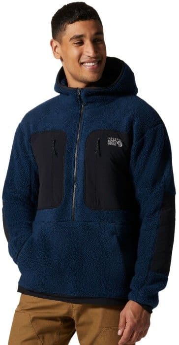 Mountain Hardwear Southpass Hoody fleecehuppari, tummansininen/musta