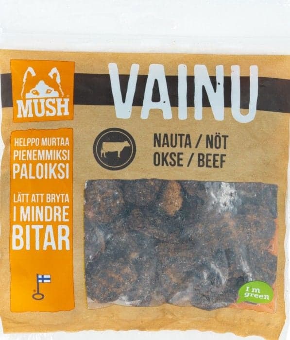 MUSH VAINU kuivatut makupalat naudanliha, 150g