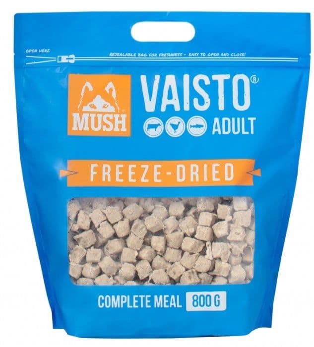 MUSH Vaisto pakastekuivattu täysravinto, sininen, 800g