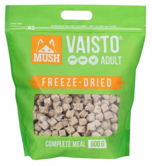 MUSH Vaisto Vihreä pakastekuivattu täysravinto 2,4 kg