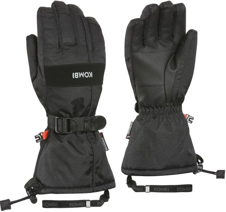 Kombi Kids Storm Glove lasten hanskat, musta