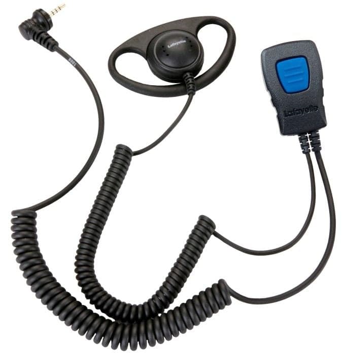 Lafayette 6521 Mini-headset korvakuulokkeella 2,5 mm