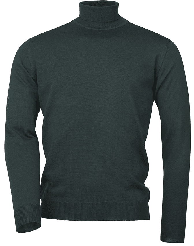 Laksen Easton Roll Neck villapusero, tummanvihreä