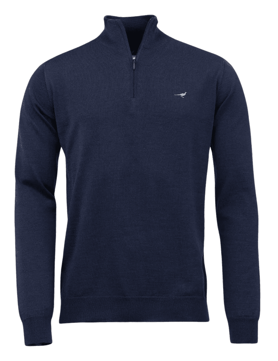 Laksen Norfolk Zip-Neck villapusero, Supernavy