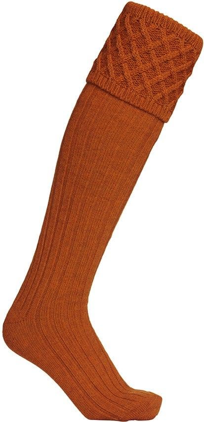Laksen Windsor Shooting Socks metsästyssukat, oranssi