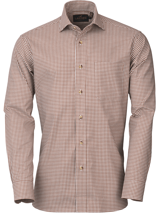Laksen Matt Organic Cotton Shirt kauluspaita