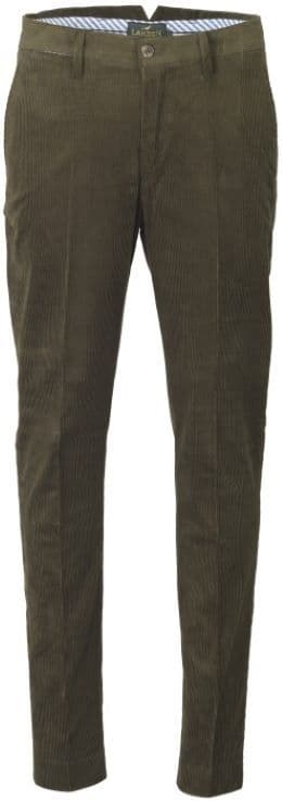 Laksen Mayfair Corduroy housut, metsänvihreä