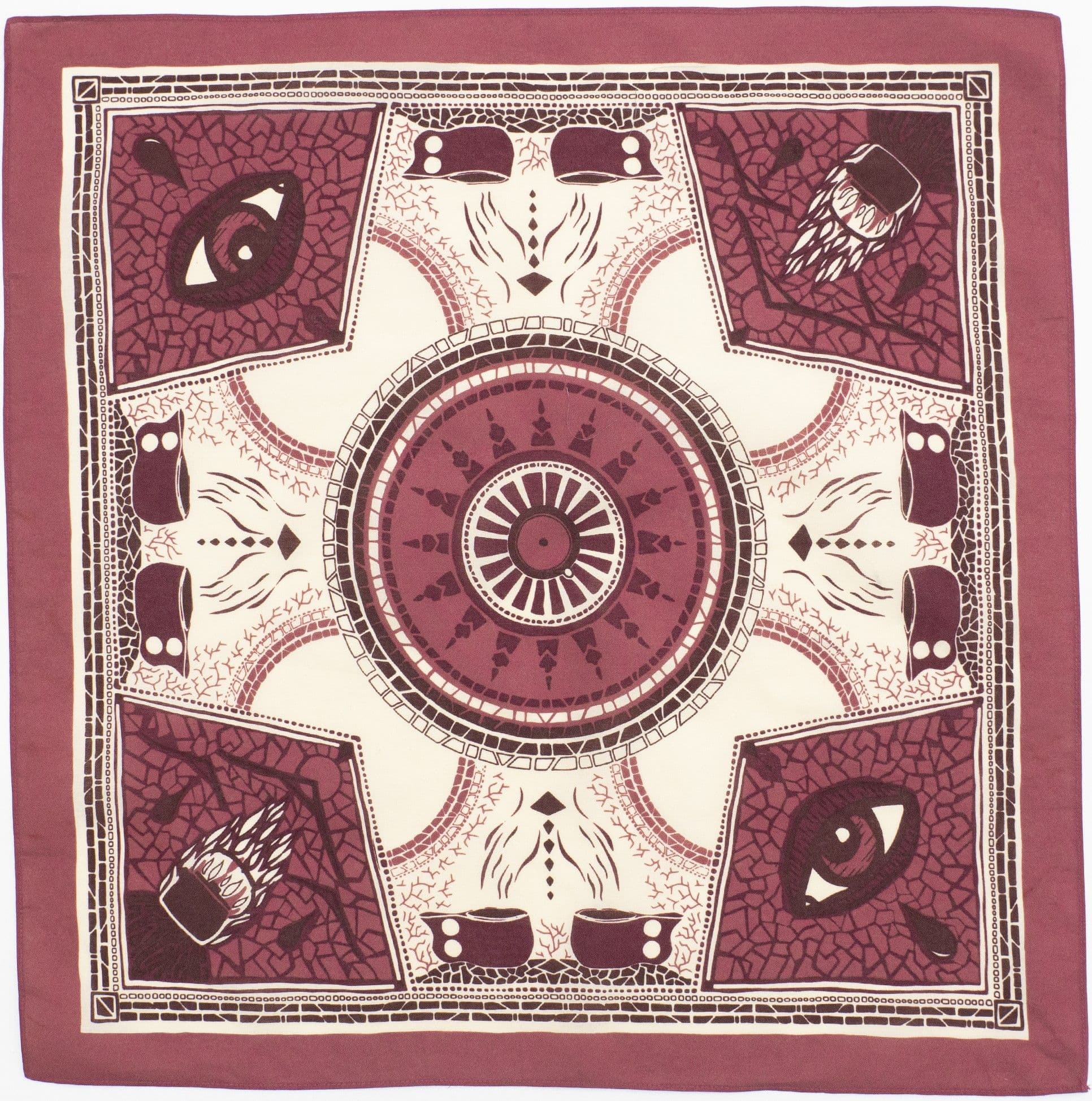 Lemmelkaffe Scarf Bandana & Duk huivi, punainen