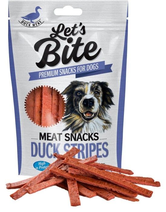 Let's Bite Lets Bite Meat Snacks Duck Stripes 80 g