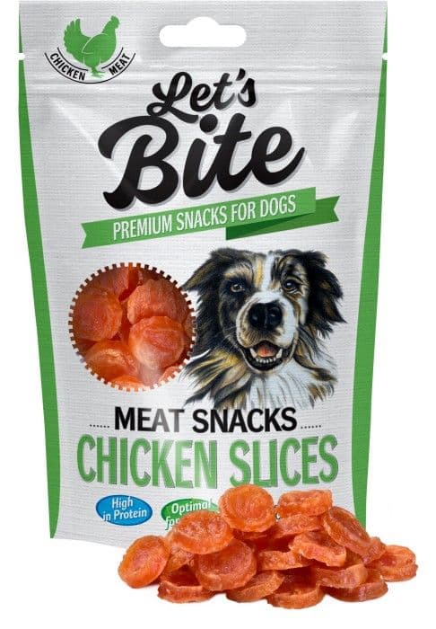 Let's Bite Lets Bite Meat Snacks Chicken Slices 80 g