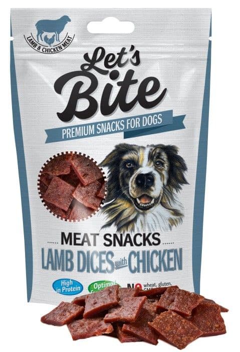Let's Bite Lets Bite Meat Snacks Lamb Dices with Chicken 80 g