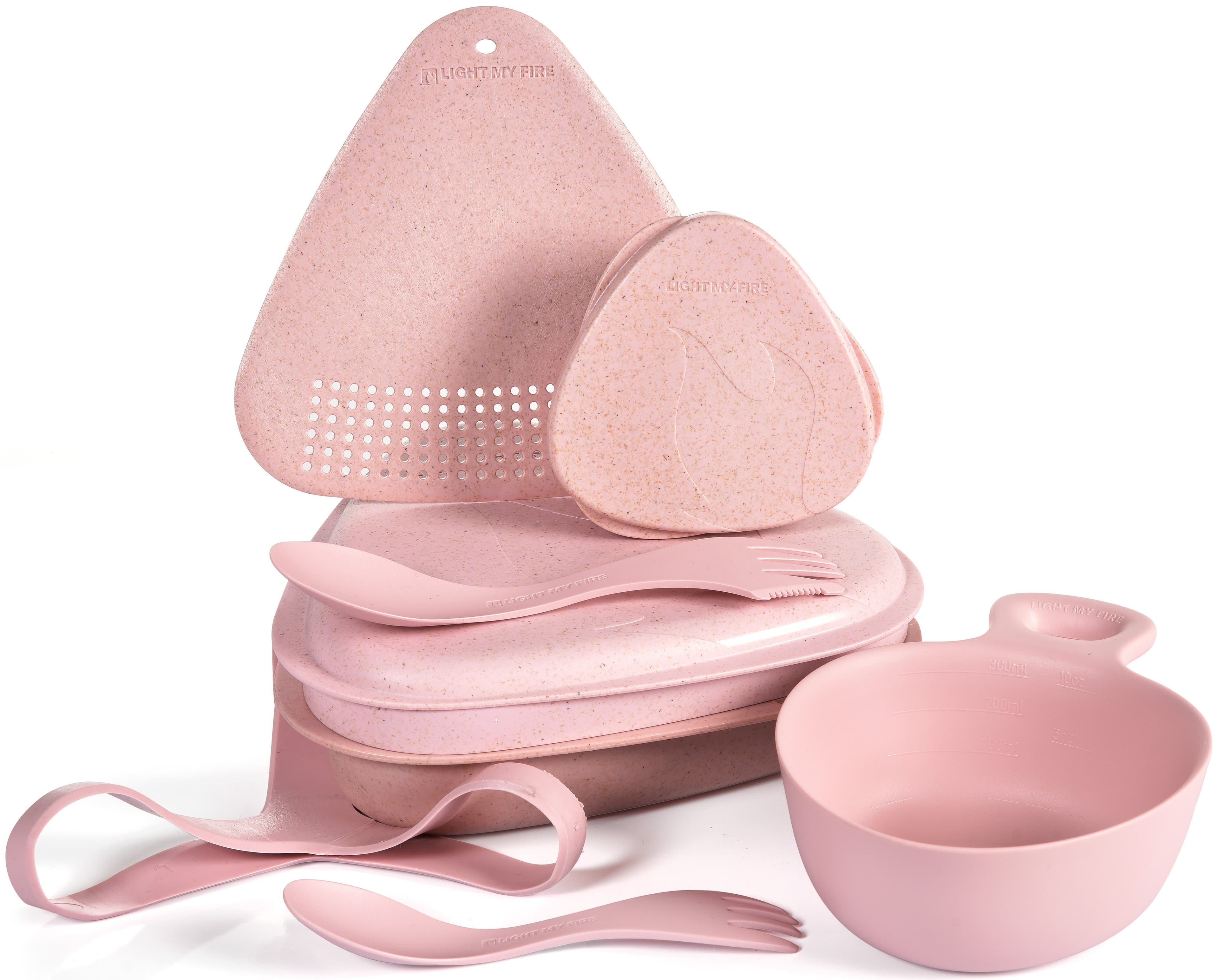 Light My Fire OutDoor MealKit BIO astiasarja, Dusty Pink