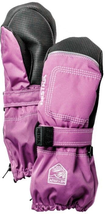 Hestra Baby Zip Long Mitt Cerise