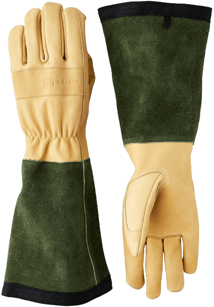 Hestra JOB Gardener's Gauntlet puutarhahanska, keltainen