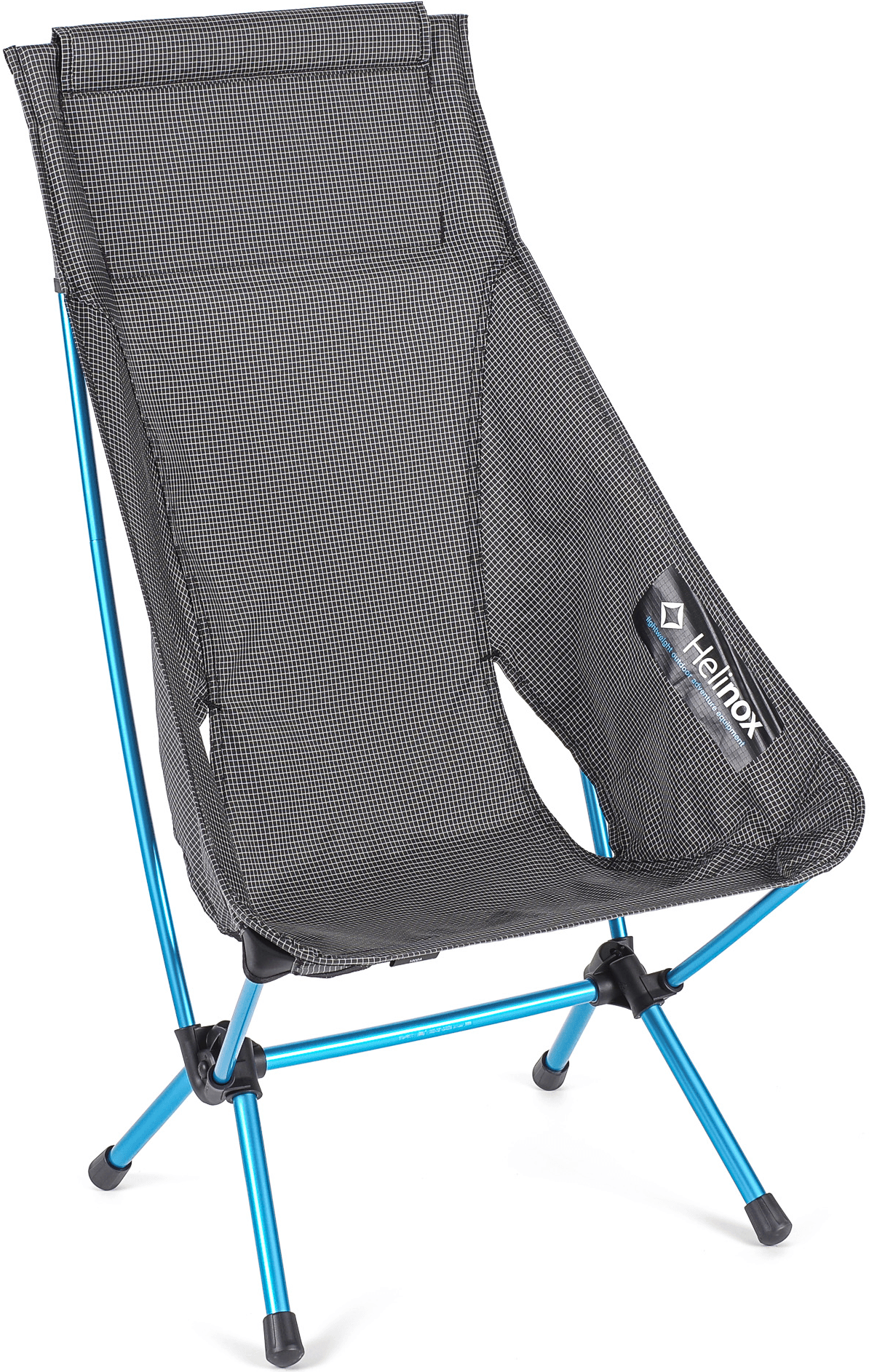 Helinox Chair Zero Highback retkituoli, musta/sininen