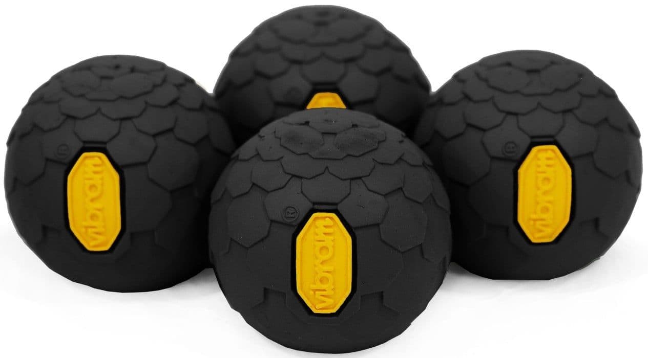Helinox Vibram Ball Feet kumijalat retkeilytuolille, musta, 4 kpl