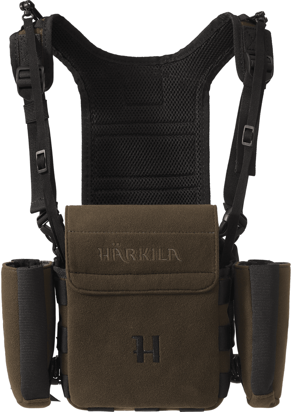 Härkila Deer Stalker Bino Strap kiikarin kantolaukku valjailla, Pajunvihreä (Willow Green)