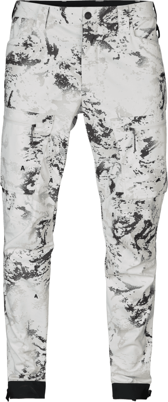 Härkila Winter Active WSP Trousers AXIS MSP lumicamo metsästyshousut, Snow