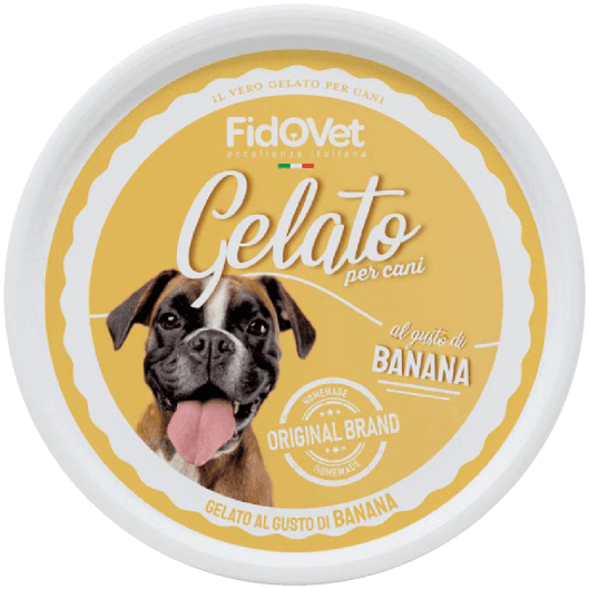 Fidovet koirien jäätelö Gelato banaani 40g