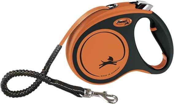 Flexi XTREME nauhakelatalutin M, 5 m, musta/oranssi