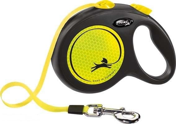 flexi New NEON kelatalutin L, 5 m, musta/neonkeltainen