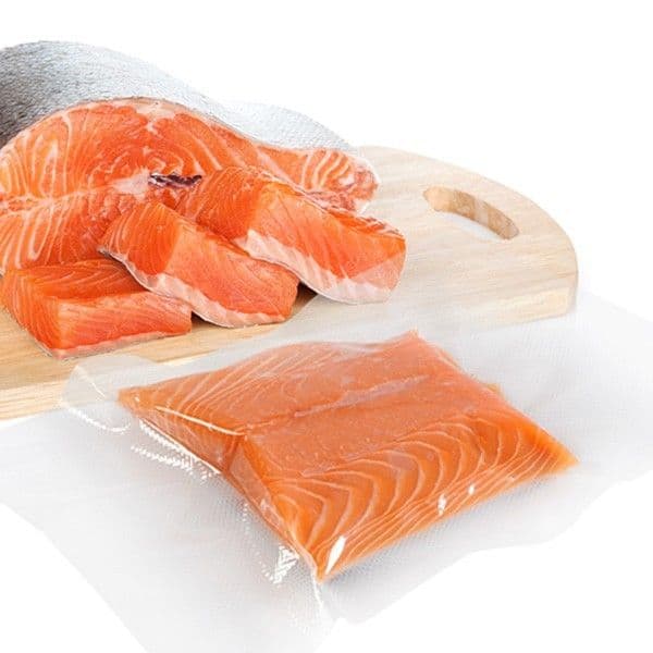 FoodMaster ilmakanavoitu vakuumipussi 90my 100 kpl (200 x 450 mm)