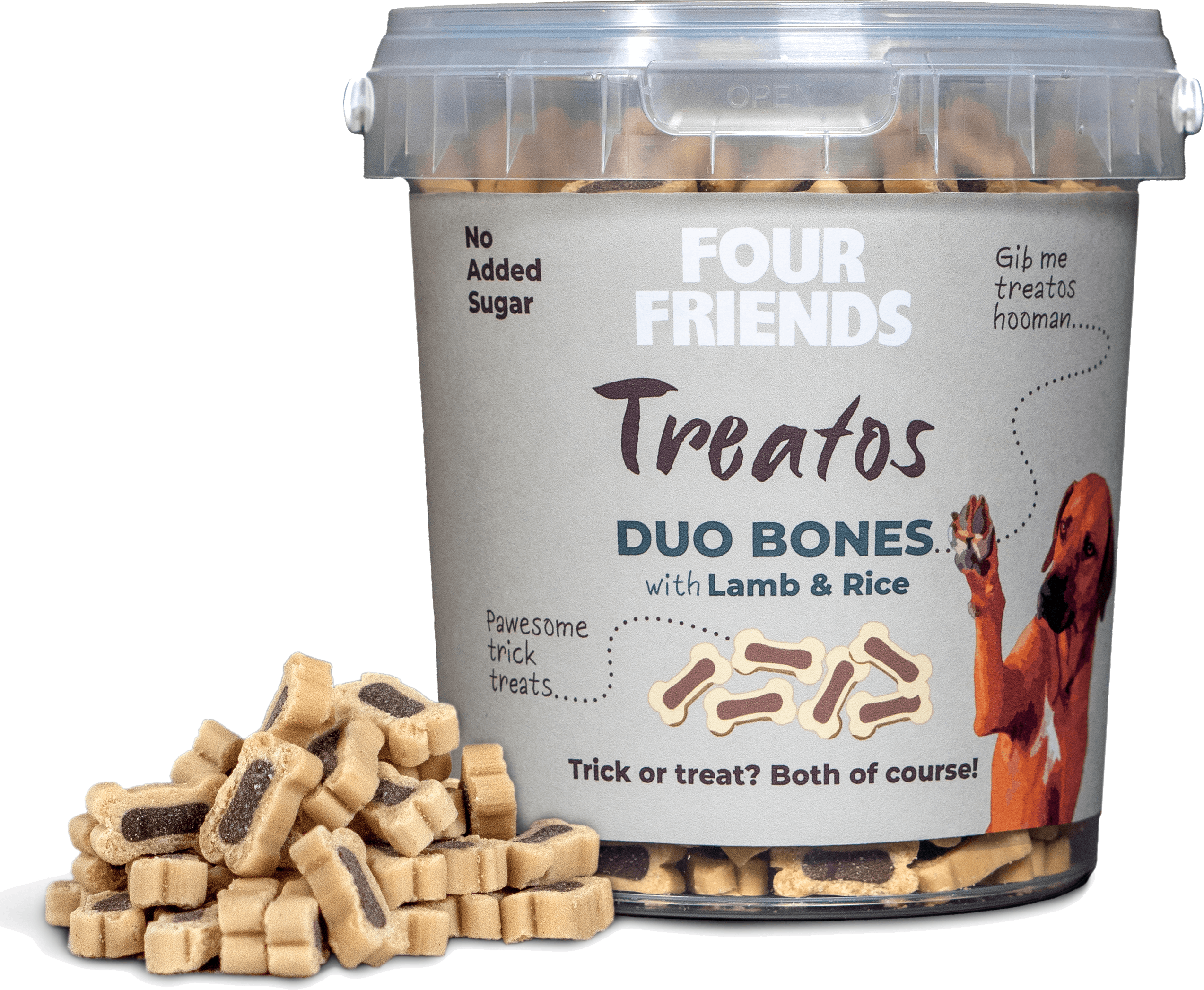Four Friends Treatos Duo Bones makupalat, 500 g