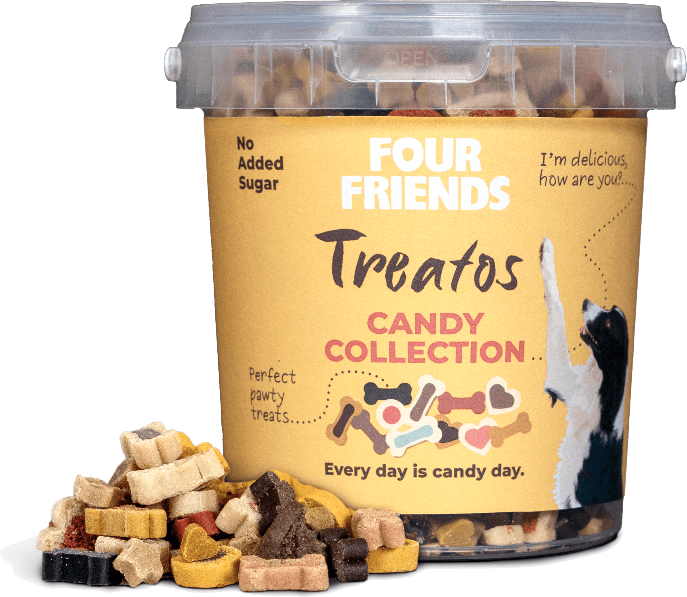 Four Friends Treatos Candy Collection makupalat, 500 g
