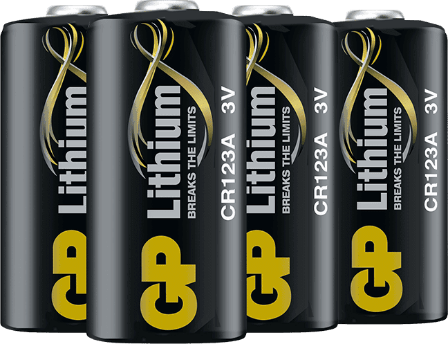 GP Batteries GP litiumparisto CR123A, 4 kpl