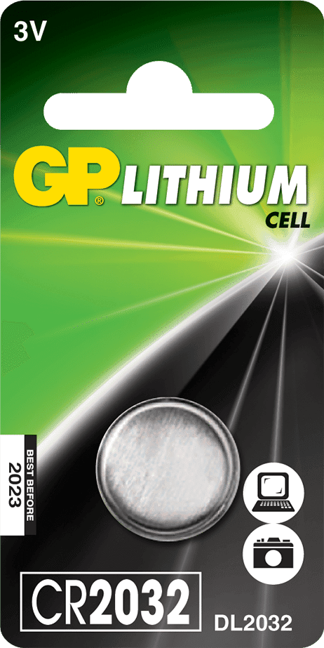 GP Batteries GP litium-nappiparisto CR2032, 1 kpl