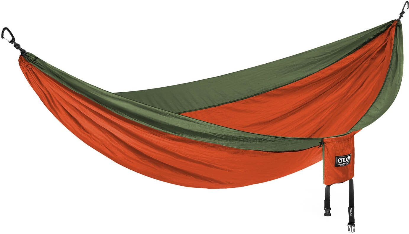 Eno Hammock Eno SingleNest Bluesign yhden hengen riippumatto, oranssi/oliivi
